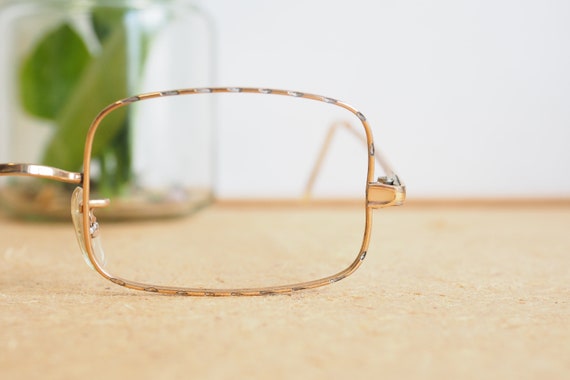 Vintage Eyeglasses 1960s wire rim Frames Made In … - image 4