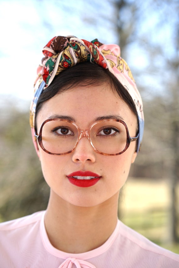 Vintage eyeglasses 1970's Frames/eyeglass/hipster… - image 1