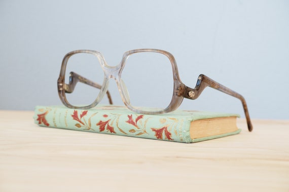 Vintage eyeglasses 1970's Frames/eyeglass/hipster… - image 3