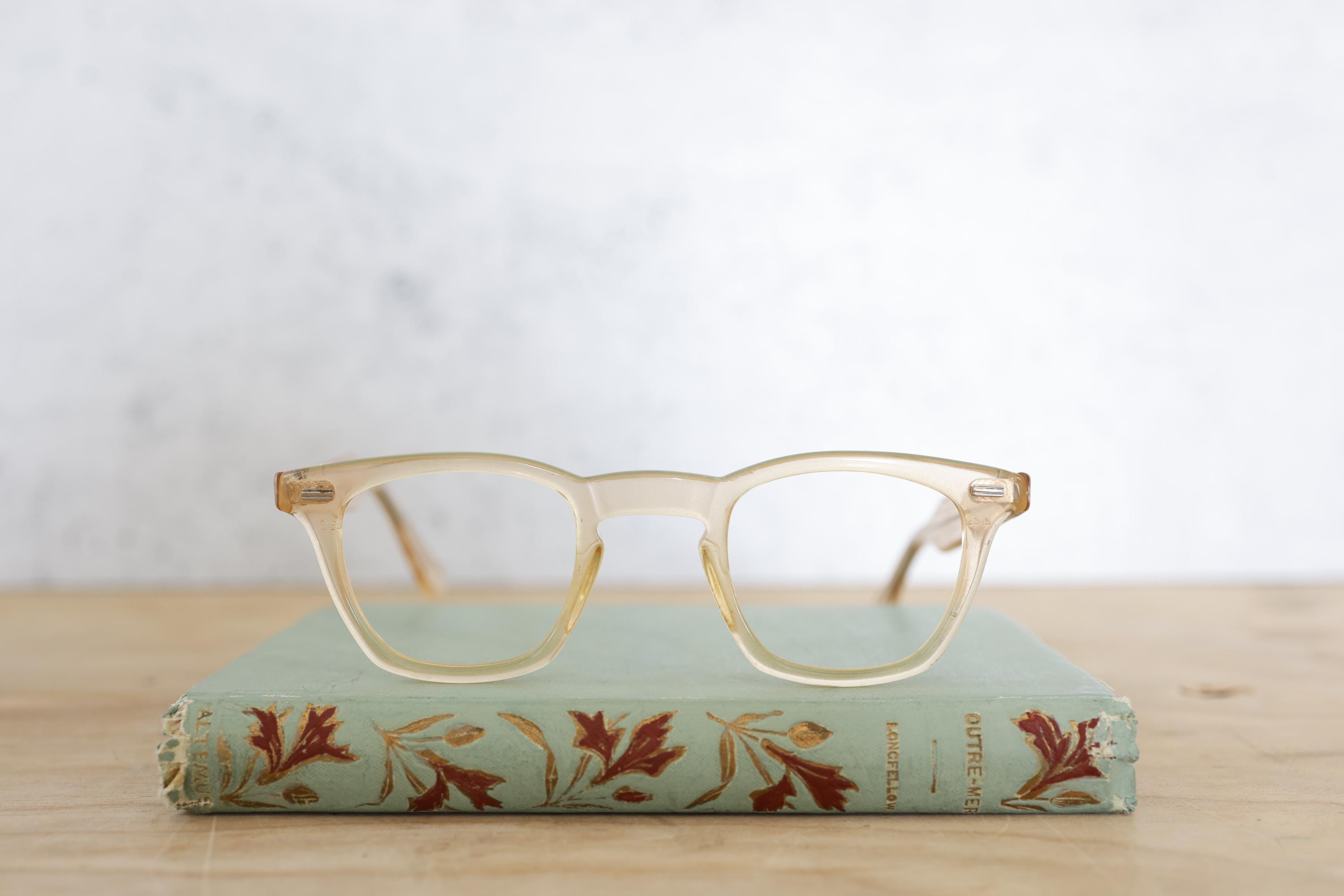 Vintage willson 1970s eyeglasses safety glasses New Old stock NOS Frames/eyeglass/hipster/retro Made In USA eyeglasses