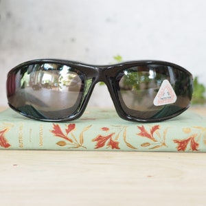 Vintage Sunglasses 1990s New Old Stock Y2K Gorpcore wrap around sunglasses motorcycle sunglasses