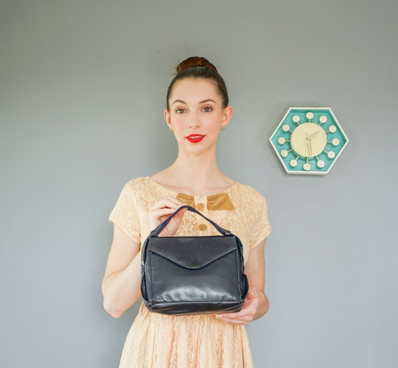 Vintage Leather Envelope Purse 1940s 50s Purse Vintage Handbag Vintage Woman Bag Vintage Pocketbook Vintage Purse Retro MCM Bag Etsy