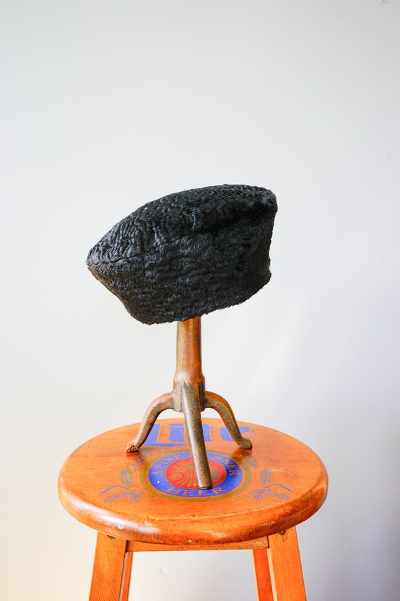 Vintage Faux Fur Beret Hat by Saks Fifth Ave, Vintage… - Gem display picture 2
