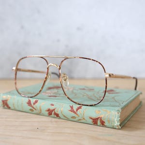 Vintage Aviator Eyeglasses 1980s/Glasses/New Old Stock/Made In Korea New Old stock multicolor