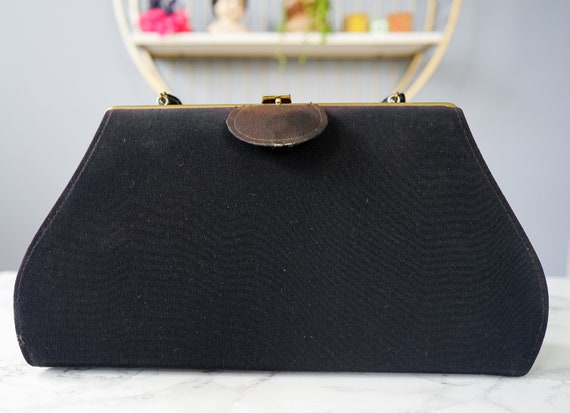 Vintage Reversible Tapestry Purse/ Three Way Hand… - image 6