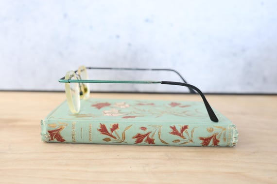 Lunettes Vintage Marion Ramm 92/652 – Monture Ovale Noire En Métal, Neuf Sans étiquette – Allemagne