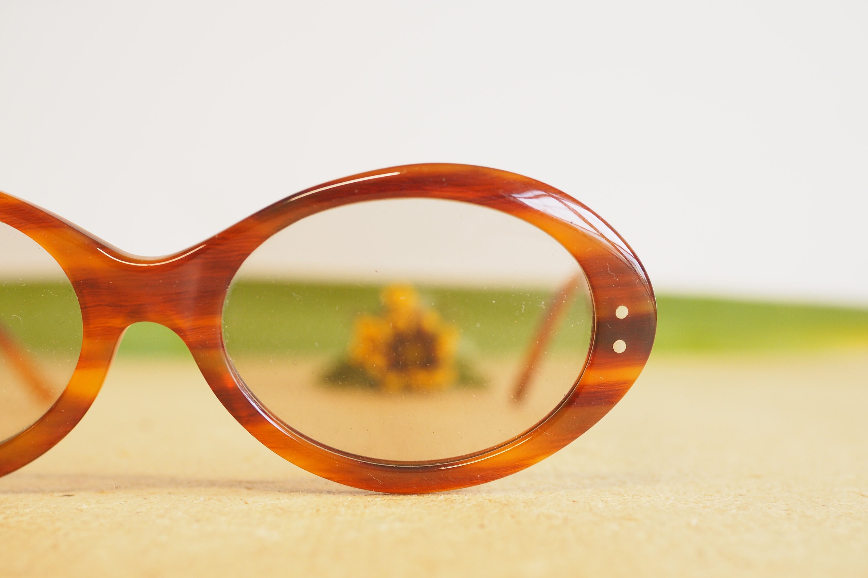 Vintage 1960\'s Brevettato Baruffaldi Tortoise Sunglasses Italy Frames XXL Tortoise Edition Brown Acetate – Vintage Frames Company main image 2