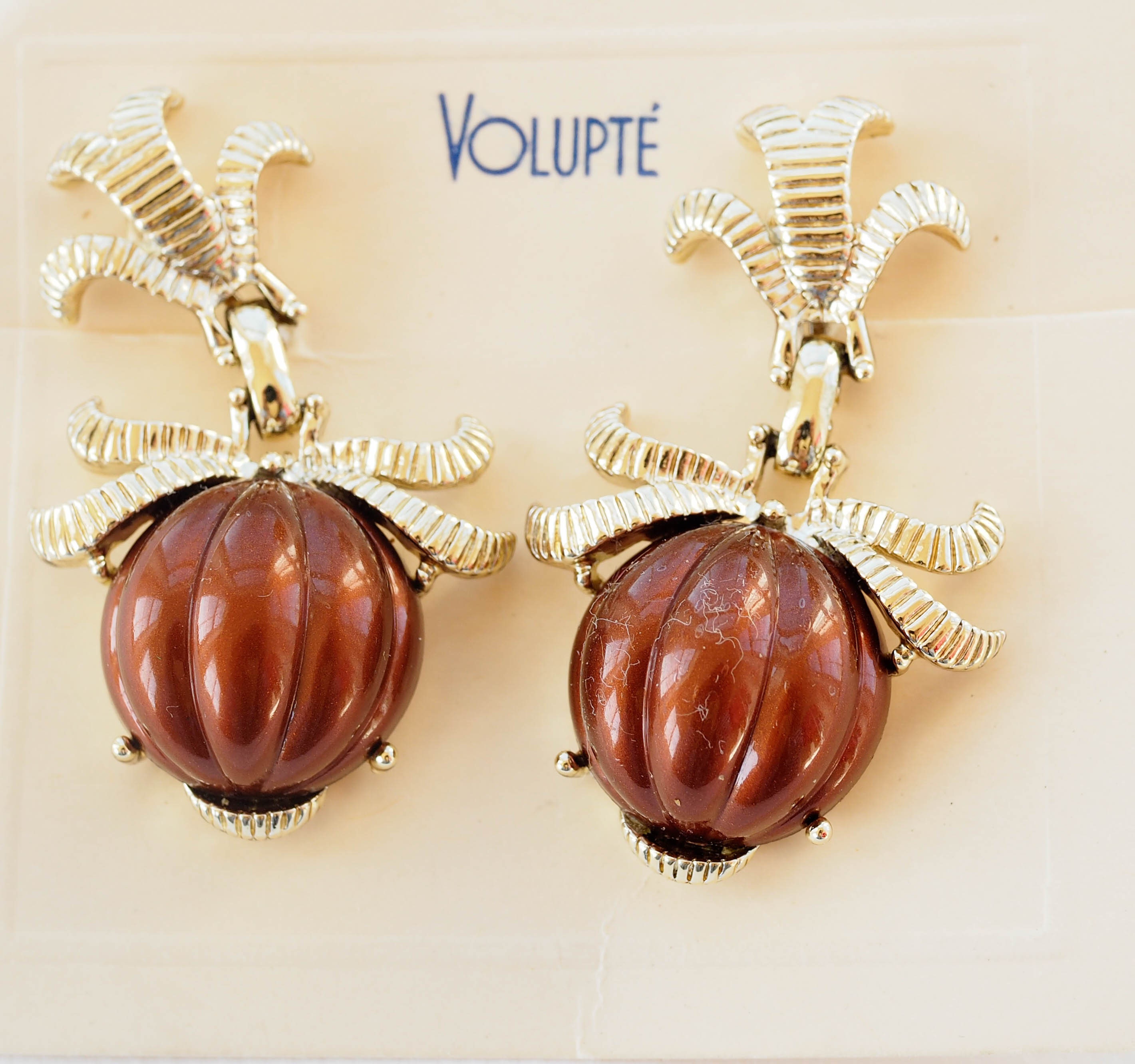 ヴィンテージ Volupte ネックレス イヤリング セット 新品 タグ付き