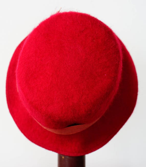 Vintage Hat, Vintage Mod Hat, 1960s Hat, Short Br… - image 5