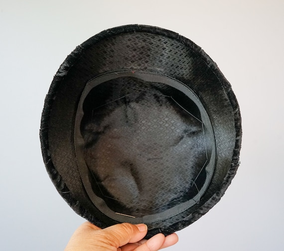 Vintage Bucket Hat, Cloche Hat, 1950s-60s Hat, Vi… - image 10