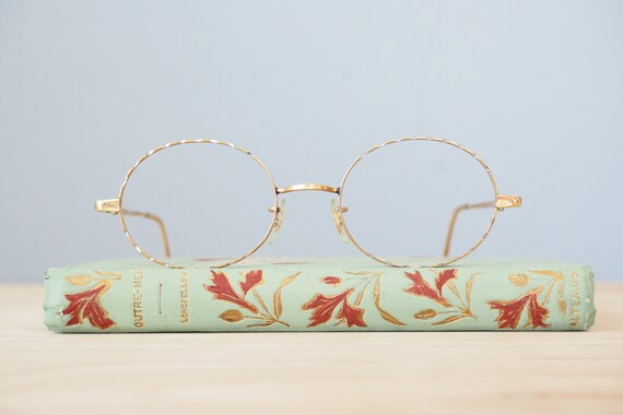Vintage Eyeglasses 1960s wire rim Frames Made In … - image 5