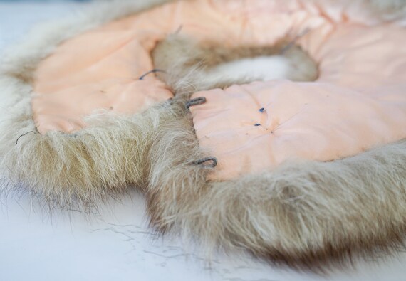 Vintage Fur Stole Collar, Vintage Throw Shawl, 19… - image 10