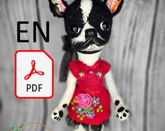 Crochet Doll Pattern, Doll Dog Vella, Amigurumi Doll Pattern, PDF English  Tutorial