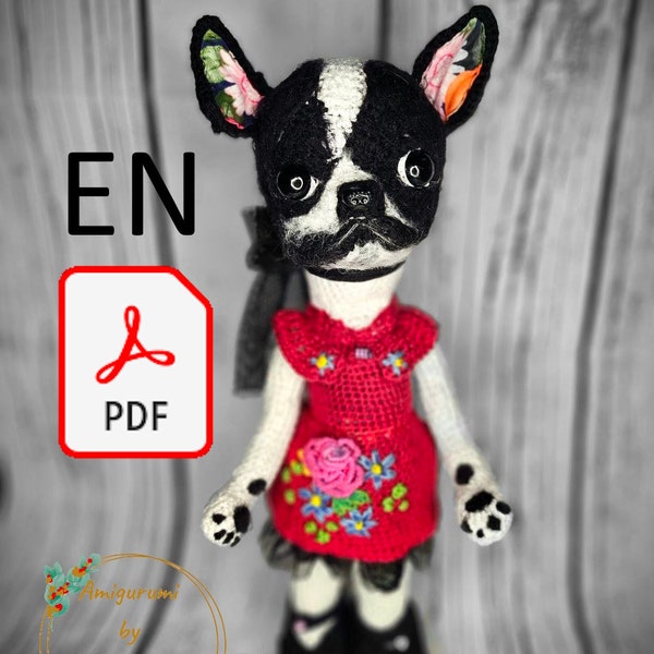 Crochet Doll Pattern, Doll Dog Vella, Amigurumi Doll Pattern, PDF English  Tutorial