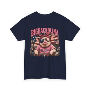 Bigbackolina Big Back Energy T-Shirt | North Carolina Pride shirt | Funny NC Shirt | Women's Southern Shirt | 4th of July image 12