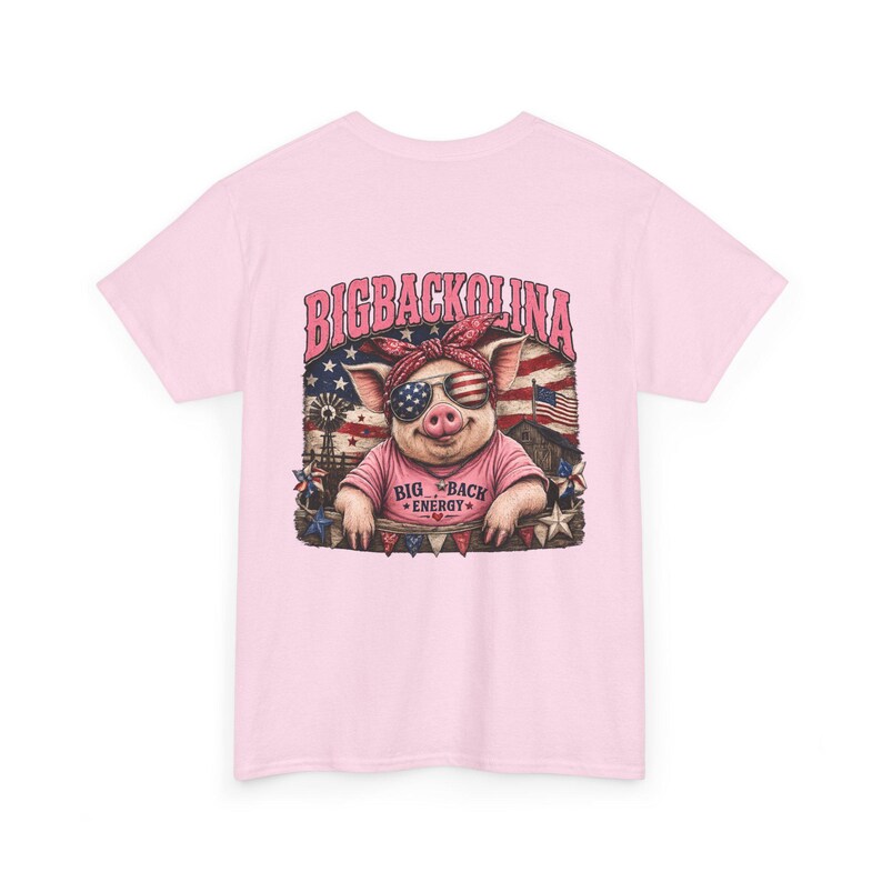 Bigbackolina Big Back Energy T-Shirt | North Carolina Pride shirt | Funny NC Shirt | Women's Southern Shirt | 4th of July image 14