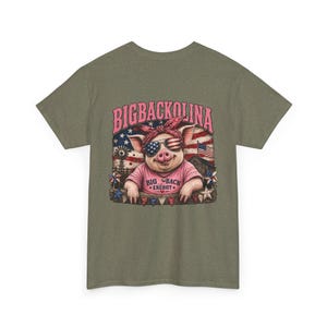 Bigbackolina Big Back Energy T-Shirt | North Carolina Pride shirt | Funny NC Shirt | Women's Southern Shirt | 4th of July image 8