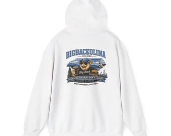 Bigbackolina Carolina Calories Don't Count Hoodie | North Carolina Pride Sweatshirt | Funny NC Hoodie | Built Different Fed Well