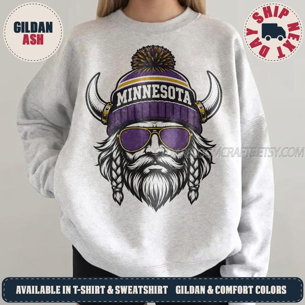 Minnesota Game Day Vintage-tröja, 90-tals retro-tröja med grafisk design, rolig maskot-tröja i överdimensionerad storlek, tröja med bekväma färger, fotbollsfan MVK07