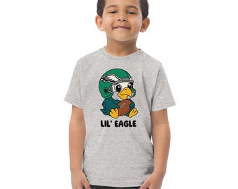 Camiseta de Filadelfia para niño (2T-5/6T), regalo de fútbol americano de Filadelfia, para pequeños fanáticos de los Eagles, regalo para fanáticos de los deportes de Filadelfia, regalo de cumpleaños para niños pequeños