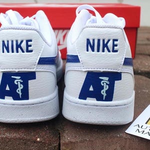 Athletic Trainer Sneakers, Gift for ATC, Custom Shoes for Trainer, Painted Sneakers, Graduation Gift, Sports Medicine