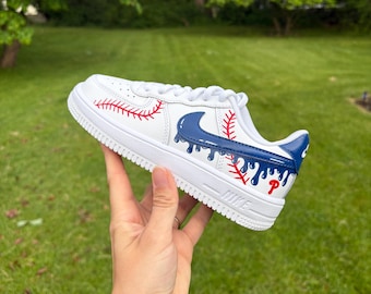 Drippy Baseball Team Shoes, Hand Painted Sneakers for All Ages, Custom Painted Sneakers, Custom Team Gear, Baseball Mom