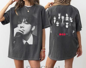 Camisa Arirang Tour 2026 BTS V, camiseta gráfica do Taehyung Bangtan Group, Jungkook Jimin Suga RM Jin Jhope Kpop Merch Top grande