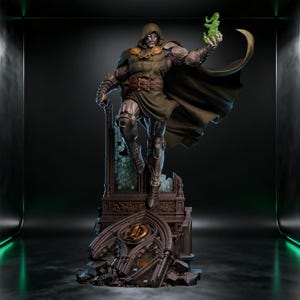 Doctor Doom - Marvel Doomsday 2026 Sculpture STL Statue | 3D Print Model | Digital Download