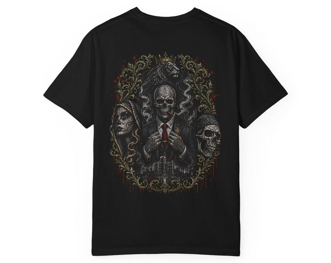 Legacy Never Dies | Comfort Colors 1717 Graphic Tee | Gothic Streetwear | NMR Apparel