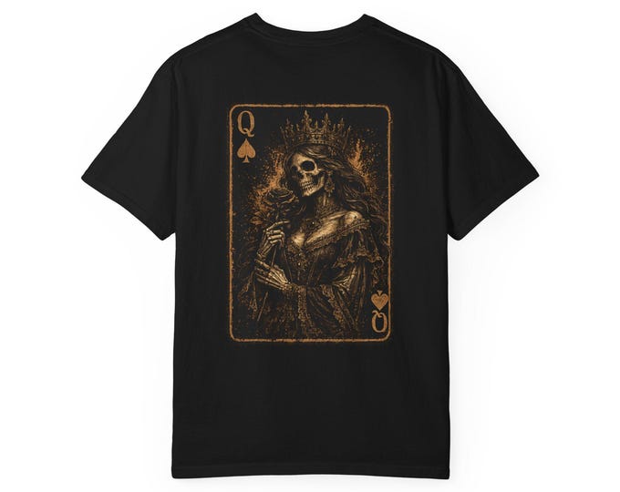 The Last Queen | Comfort Colors 1717 Graphic Tee | Gothic Streetwear | NMR Apparel