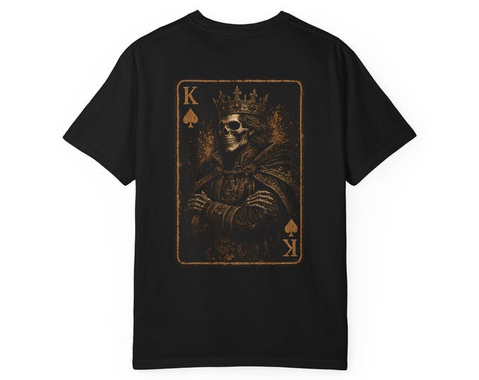 The Last King | Comfort Colors 1717 Graphic Tee | Gothic Streetwear | NMR Apparel