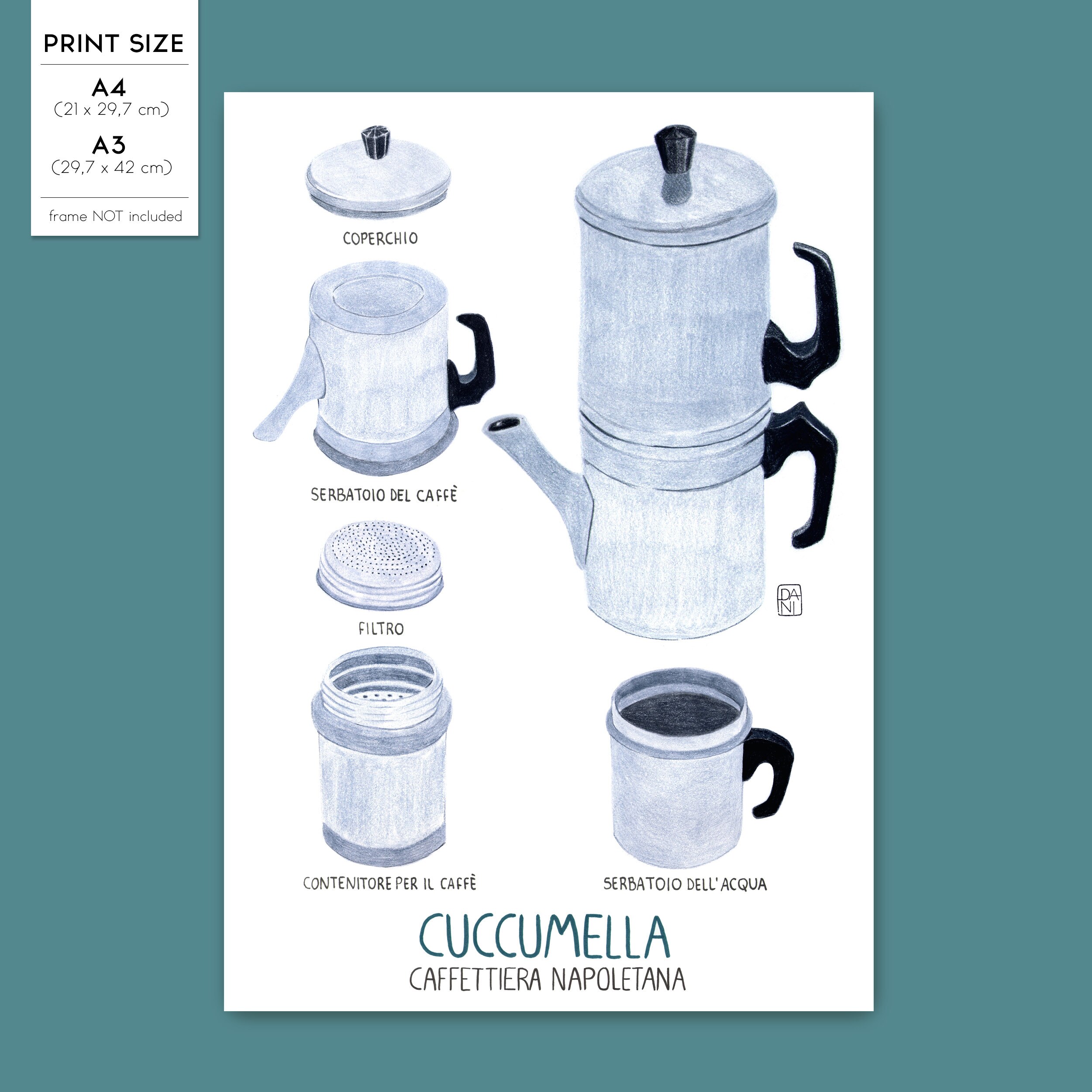 aria eco Molto bene bene caffettiera napoletana A sottolineare Per