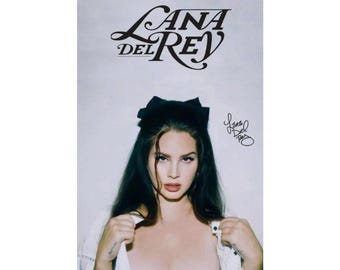 Lana Del Rey Portrait Matte Poster | Vertikaler Musik-Plakatdruck
