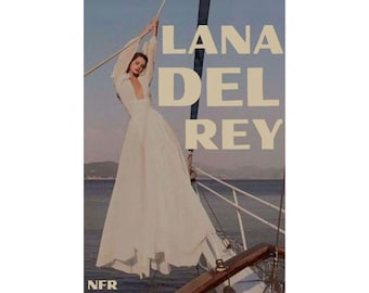 Lana Del Rey NFR Yacht Poster | Vintage Musik Künstler Wandkunst