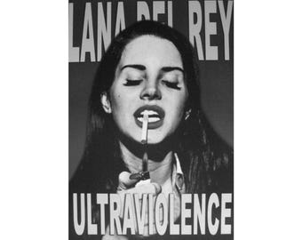 Póster de Lana Del Rey Ultraviolence, impresión mate.