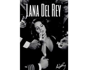 Lana Del Rey Poster Matte Vertikales Poster | Retro Wand Kunst Druck