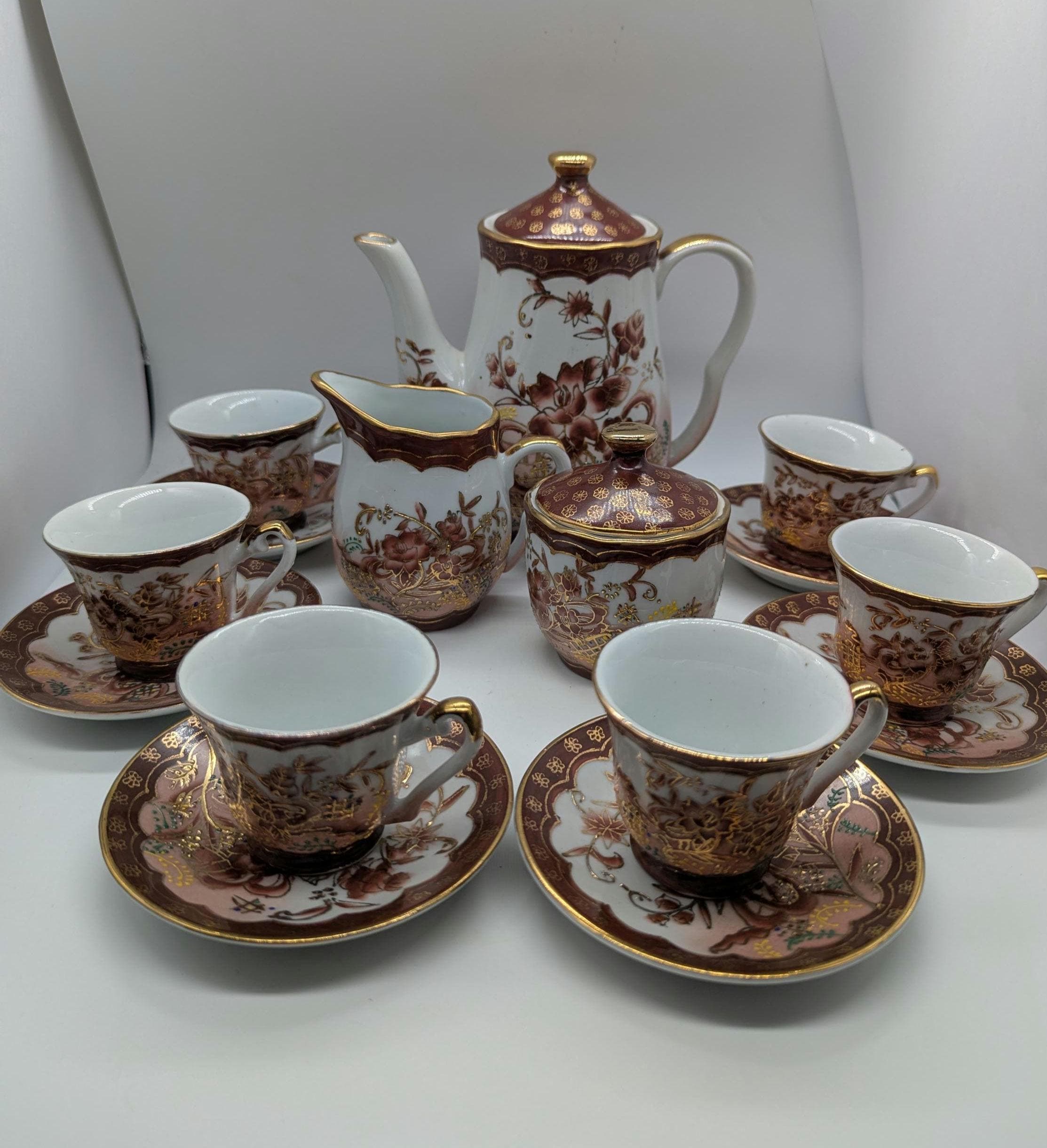 vintage ヴィンテージ　チャイニーズ　茶器　お茶セット Chinese tea set old style - Etsy 日本