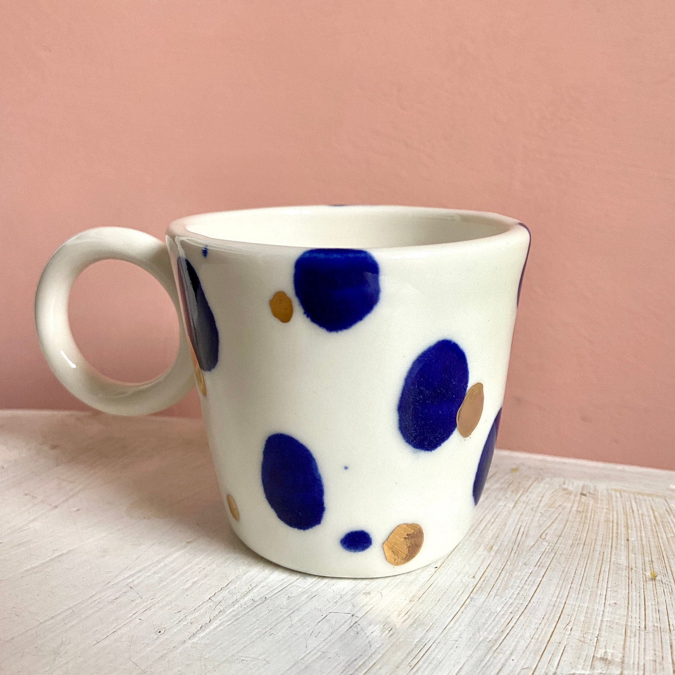 Tasse en Porcelaine Céramique | de Tasse Vaisselle Contemporaine à Thé Faite La Main Cadeau Mariage 