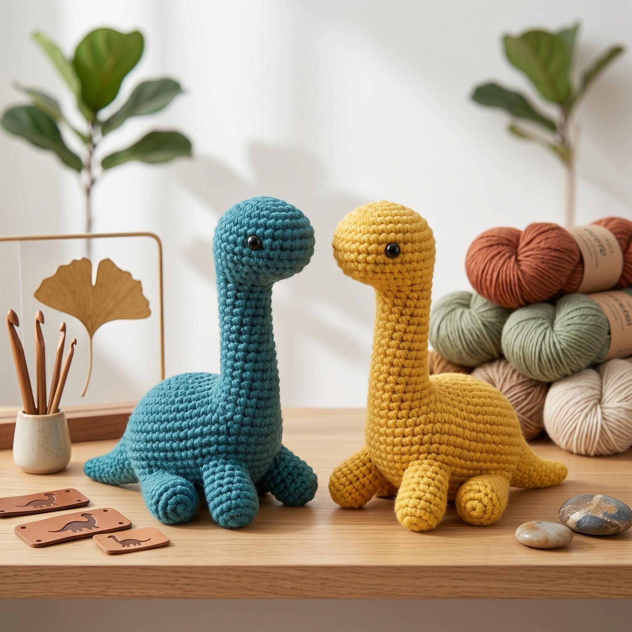 30 Brontosaurus Crochet Patterns for Cute Dino Gifts, Nursery Decor, and Plushies 3 Brontosaurus Crochet Pattern, Dinosaur Amigurumi PDF Download