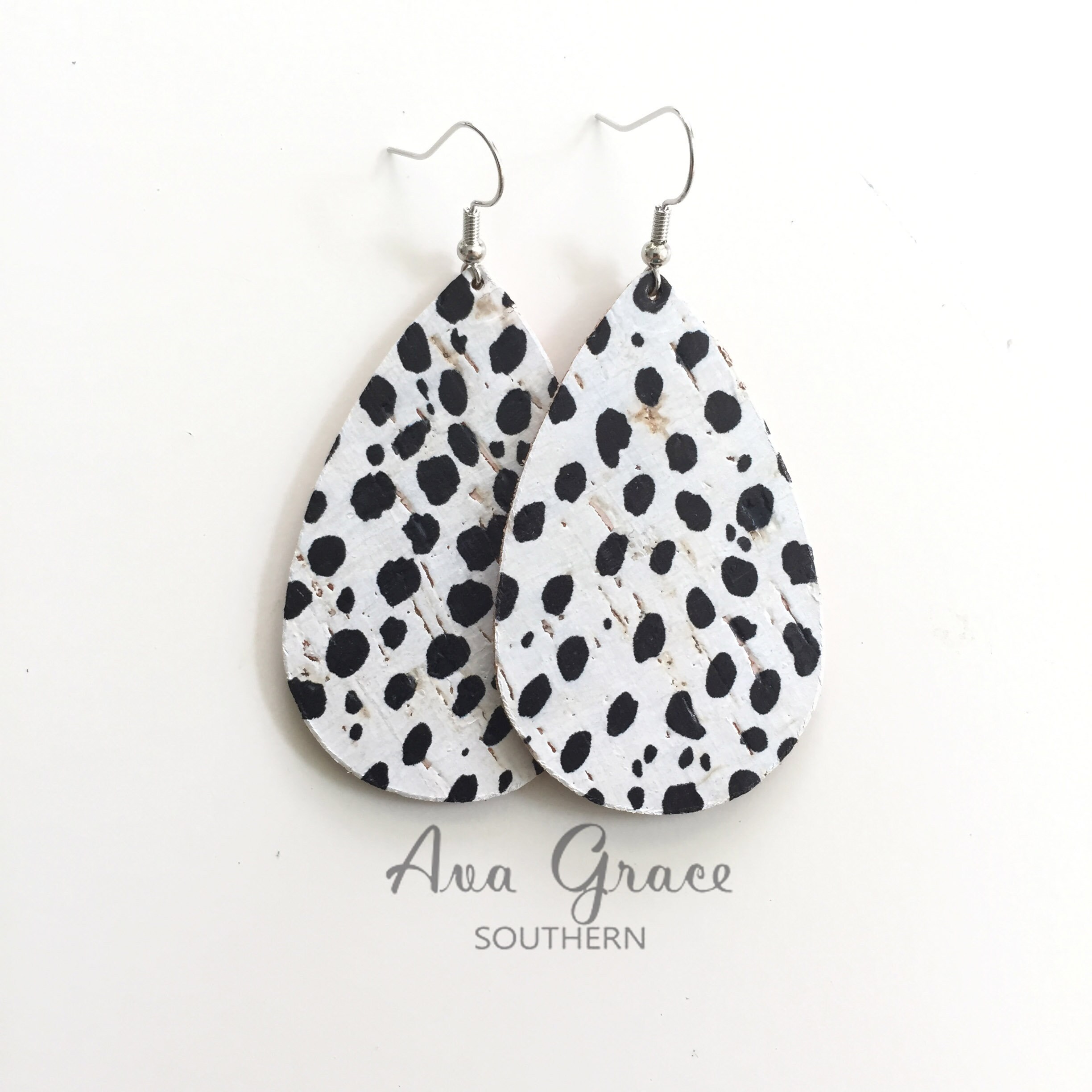 Cheetah Teardrop Earring
