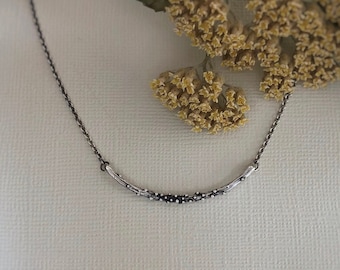 pollen necklace | bee jewelry | organic necklace | bar necklace | botanical jewelry | pollination  necklace | Pollen Bar Necklace