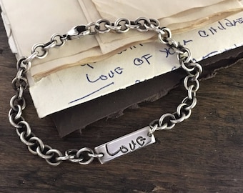 custom handwriting | name bracelet | memorial jewelry |  Mother's Day | love bracelet | True Love Handwriting Bracelet