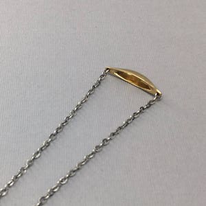 Passage Necklace, 14k gold Boat, encouragement necklace, canoe, nautical jewelry image 4