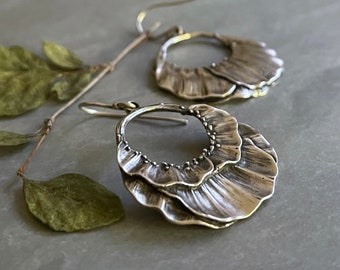 botanical earrings | petal earrings | flower jewelry | floral earrings | boho earrings | spring blossom | Bloom Earrings by Kristin Larson