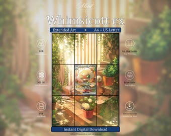 Whimsicott ex WHT 165-086 Extended Binder Art (Digital Download)