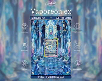 シャワーズex PRE 149-131 拡張バインダーアート（デジタルダウンロード）
