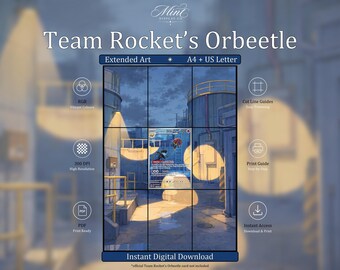 ロケット団のオービートル DRI 198-182 拡張バインダーアート（デジタルダウンロード）