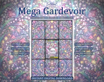 Mega Gardevoir EX 178/132 ME01: Mega Evolution Sammelmappe Art