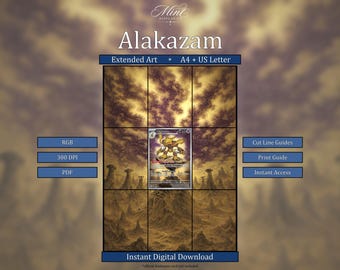 Alakazam MEP009 Pokemon Extended Binder Art