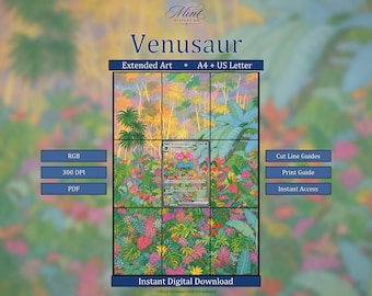 Venusaur ex 198/165 MEW: Scarlet & Violet 151 Extended Binder Art (Digital Download)